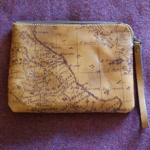 Patricia Nash Signature Map 'Cassini' Leather Wris